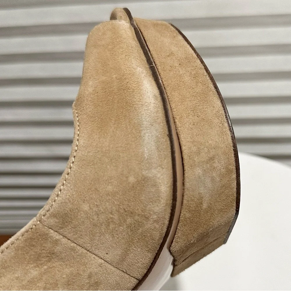 🌸PELLE MODA🌸 Pacey Peep Toe Platform Sandal In Latte Size: 11M